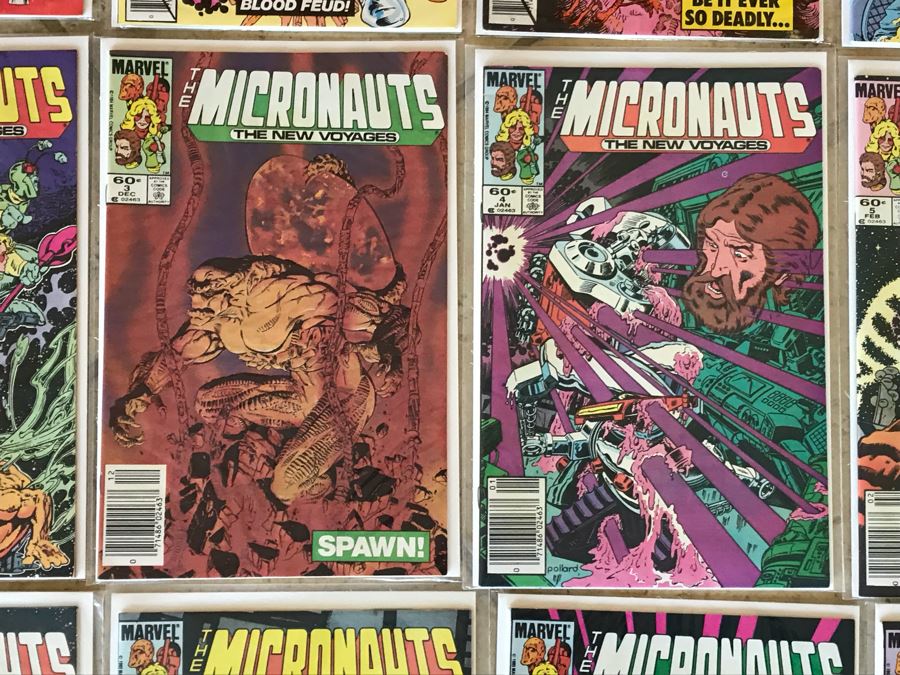 (30) Vintage Marvel Comics The Micronauts Comic Books [Photo 8]