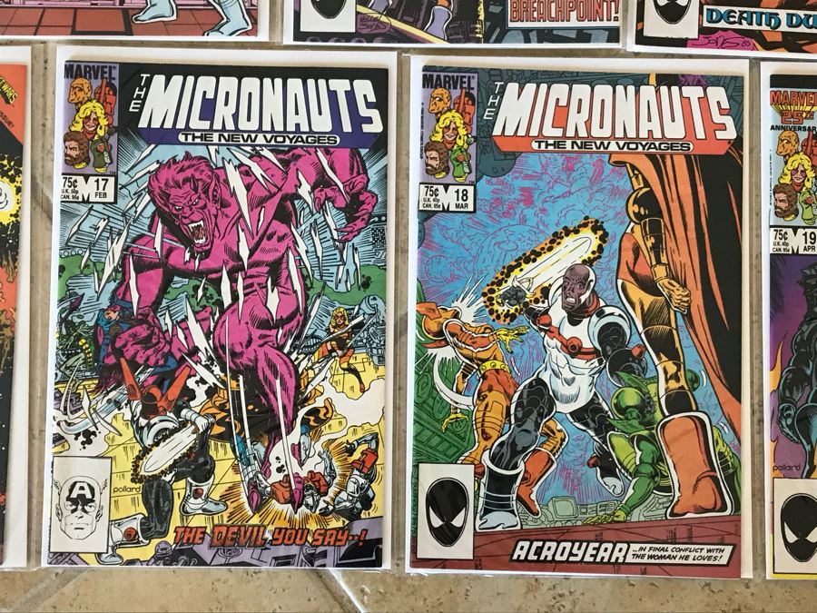 (30) Vintage Marvel Comics The Micronauts Comic Books [Photo 15]