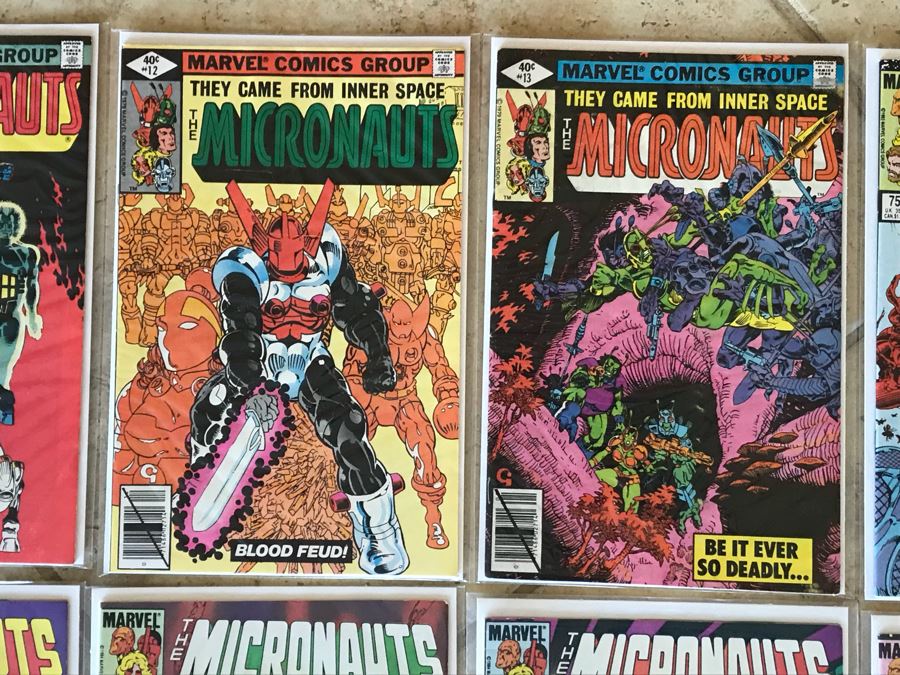 (30) Vintage Marvel Comics The Micronauts Comic Books [Photo 4]
