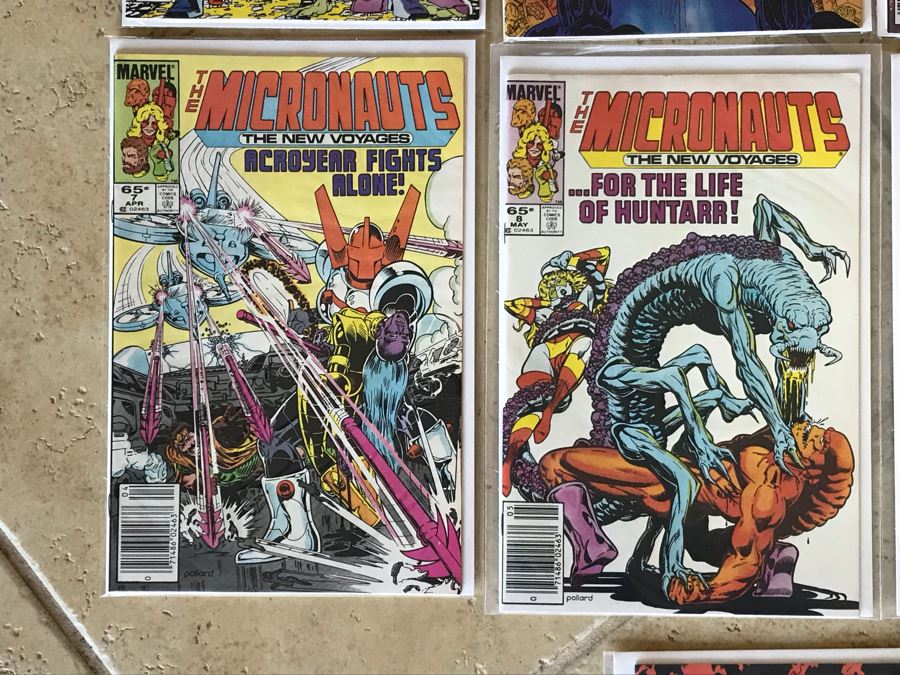 (30) Vintage Marvel Comics The Micronauts Comic Books [Photo 10]