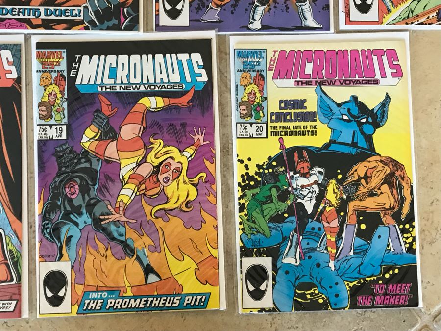 (30) Vintage Marvel Comics The Micronauts Comic Books [Photo 16]