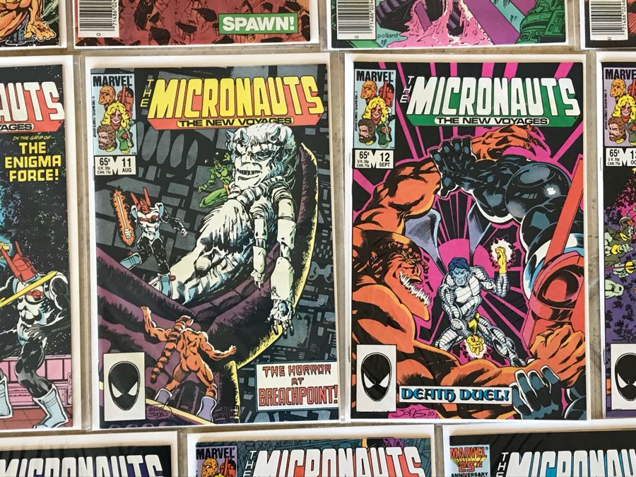 (30) Vintage Marvel Comics The Micronauts Comic Books [Photo 12]