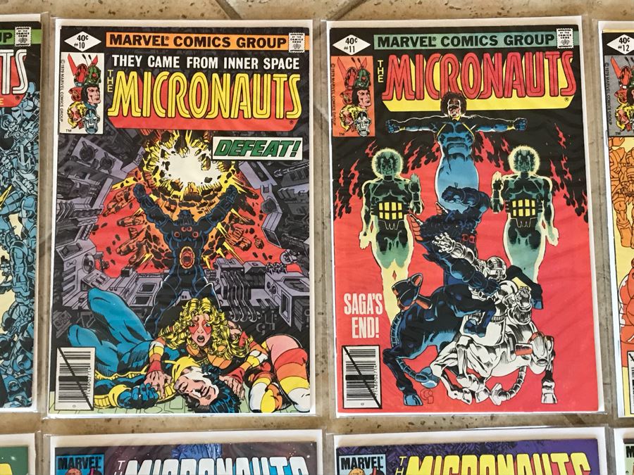 (30) Vintage Marvel Comics The Micronauts Comic Books [Photo 3]