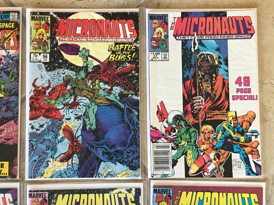 (30) Vintage Marvel Comics The Micronauts Comic Books [Photo 5]