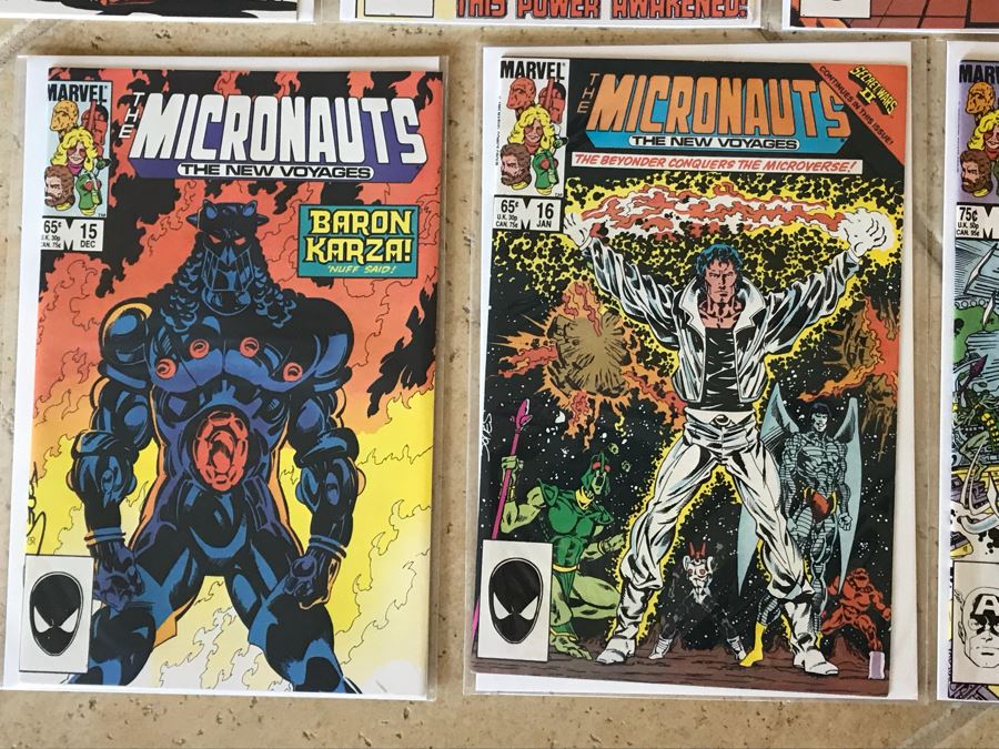 (30) Vintage Marvel Comics The Micronauts Comic Books [Photo 14]