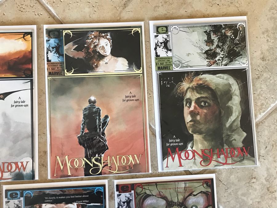 (11) Epic Comics Marvel Moonshadow Comic Books Including Issue #1 [Photo 4]