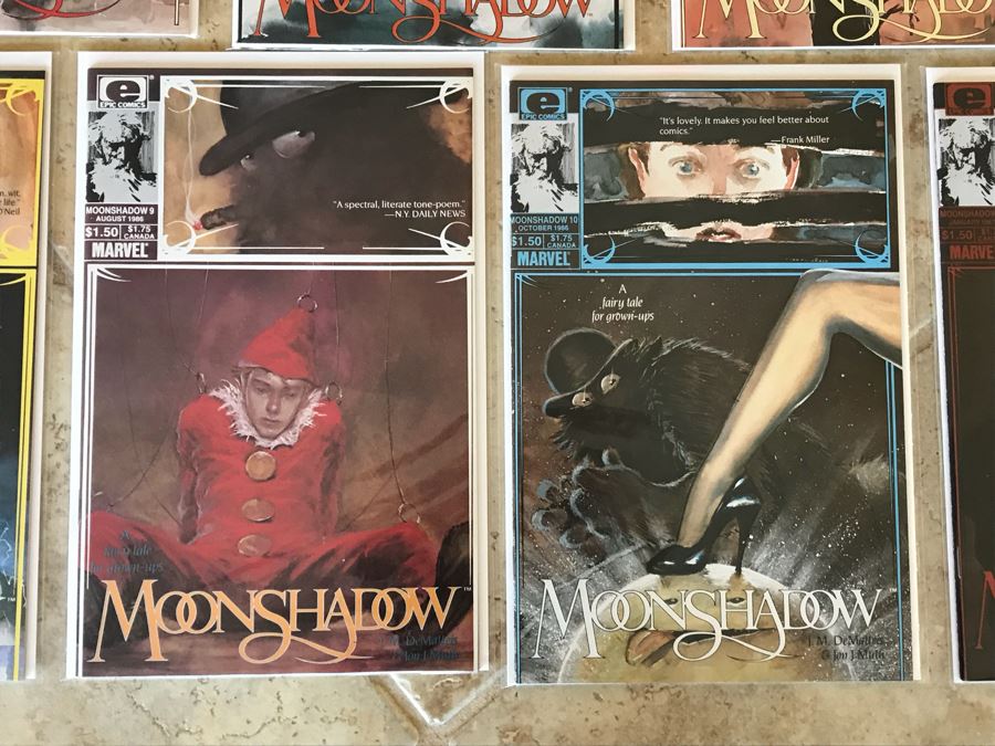(11) Epic Comics Marvel Moonshadow Comic Books Including Issue #1 [Photo 6]