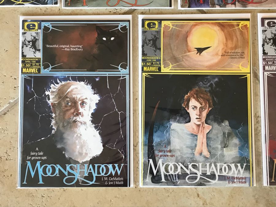 (11) Epic Comics Marvel Moonshadow Comic Books Including Issue #1 [Photo 5]