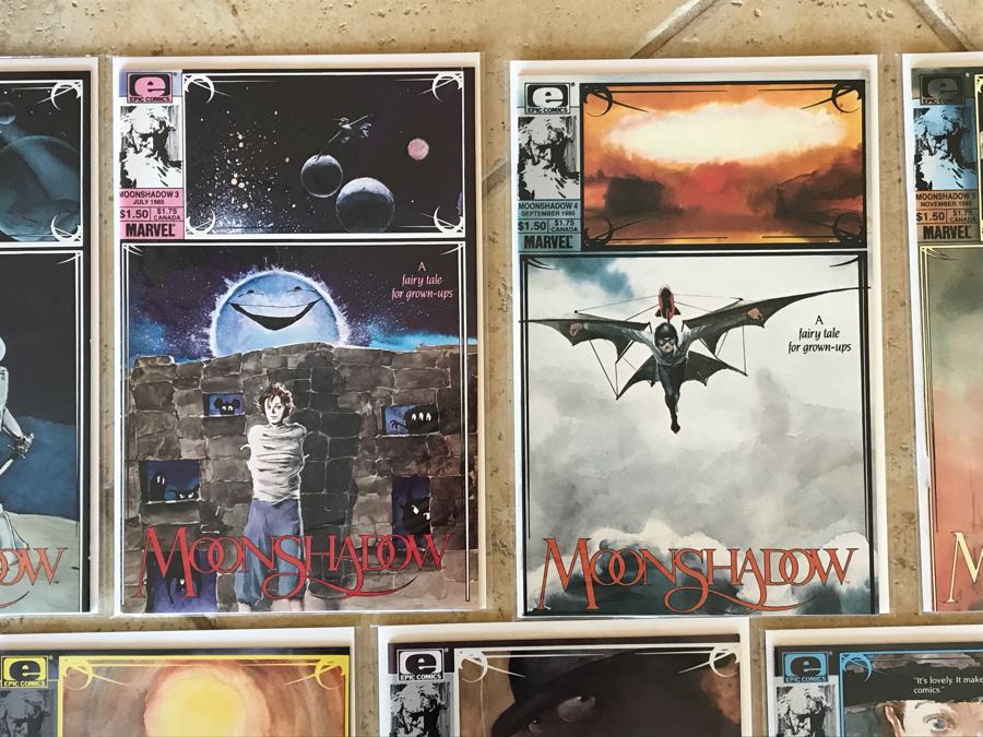 (11) Epic Comics Marvel Moonshadow Comic Books Including Issue #1 [Photo 3]