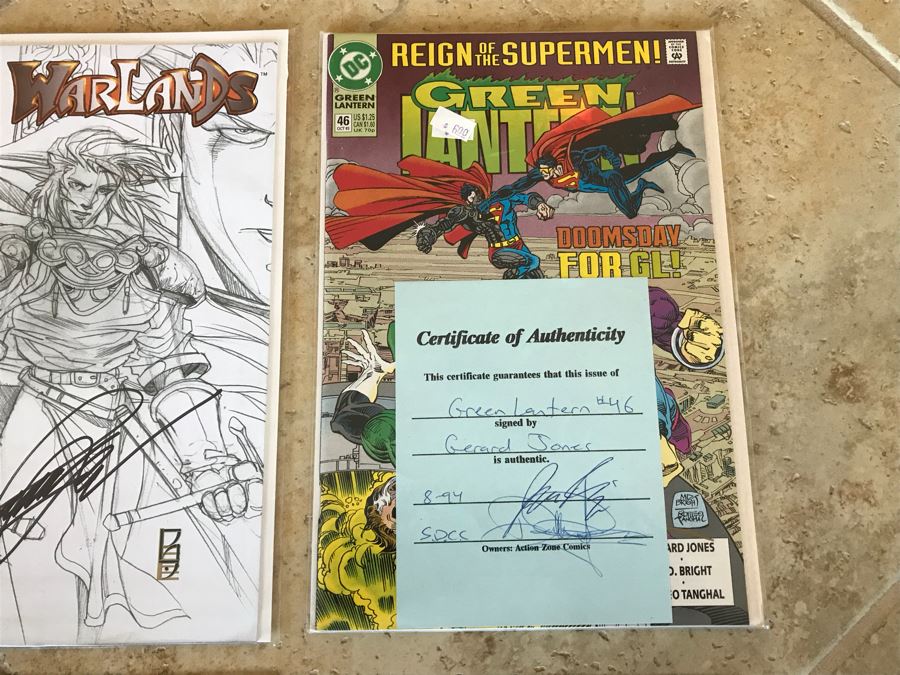 signed comic books