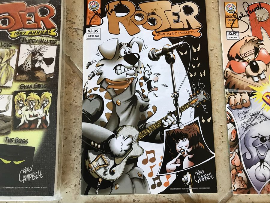 (8) SIGNED Rooter Comic Books [Photo 4]