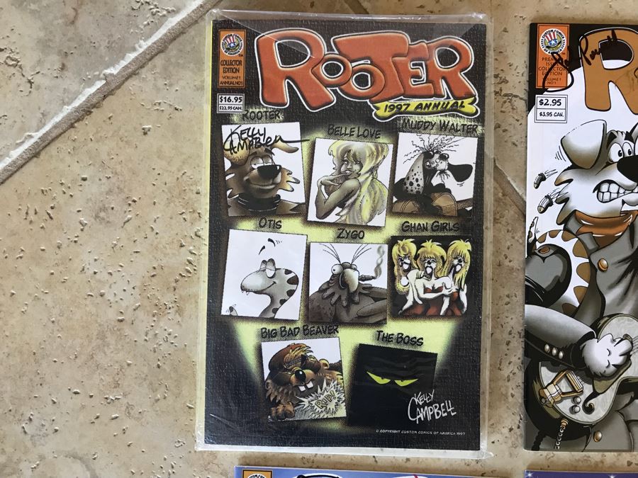 (8) SIGNED Rooter Comic Books [Photo 2]