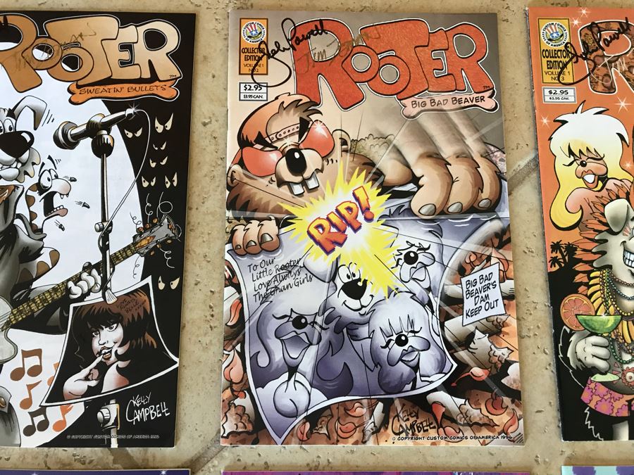 (8) SIGNED Rooter Comic Books [Photo 6]