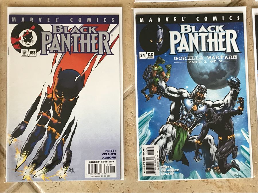 (32) Vintage Marvel Comics Black Panther Comic Books [Photo 16]