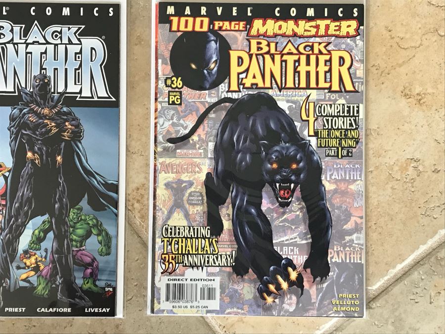 (32) Vintage Marvel Comics Black Panther Comic Books [Photo 18]