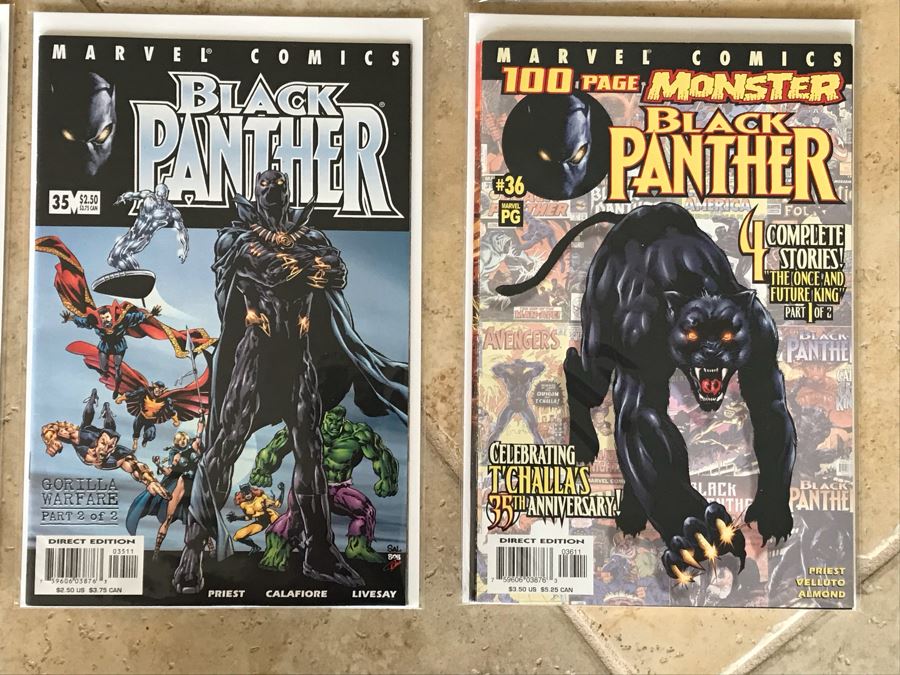 (32) Vintage Marvel Comics Black Panther Comic Books [Photo 17]