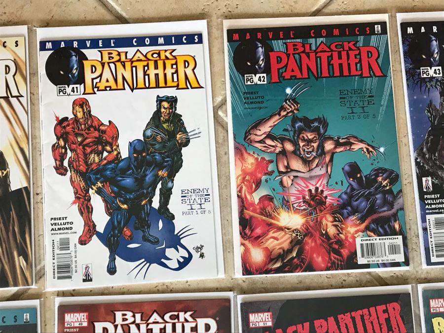 (32) Vintage Marvel Comics Black Panther Comic Books [Photo 3]