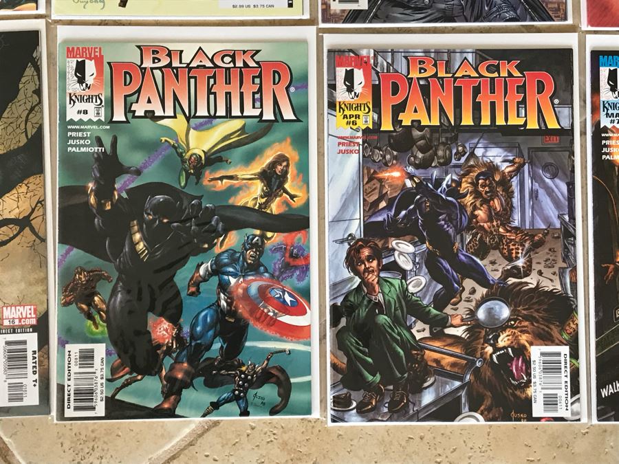 (32) Vintage Marvel Comics Black Panther Comic Books [Photo 16]