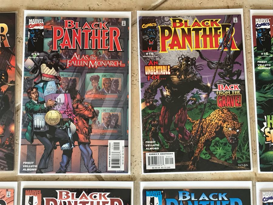 (22) Vintage Marvel Comics Black Panther Comic Books [Photo 3]