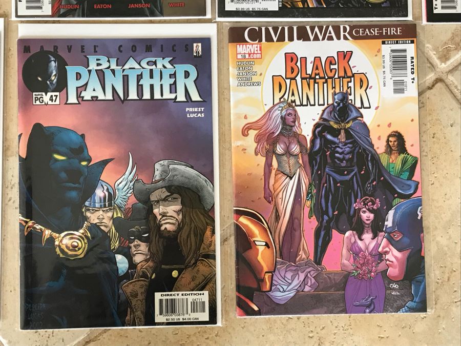 (22) Vintage Marvel Comics Black Panther Comic Books [Photo 12]