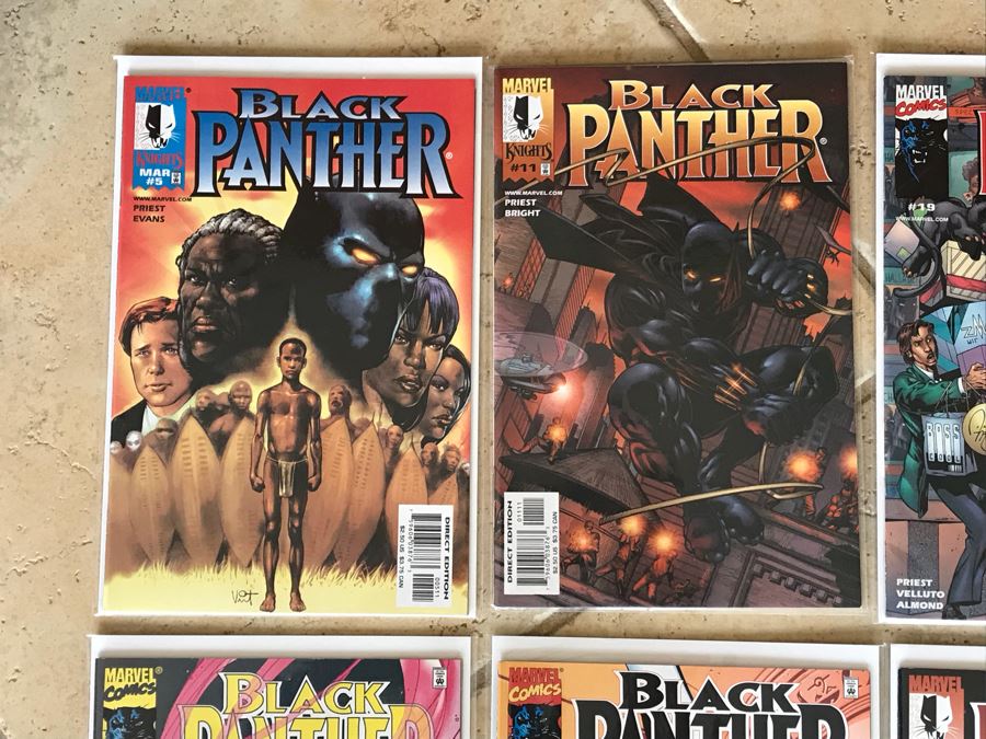 (22) Vintage Marvel Comics Black Panther Comic Books [Photo 2]