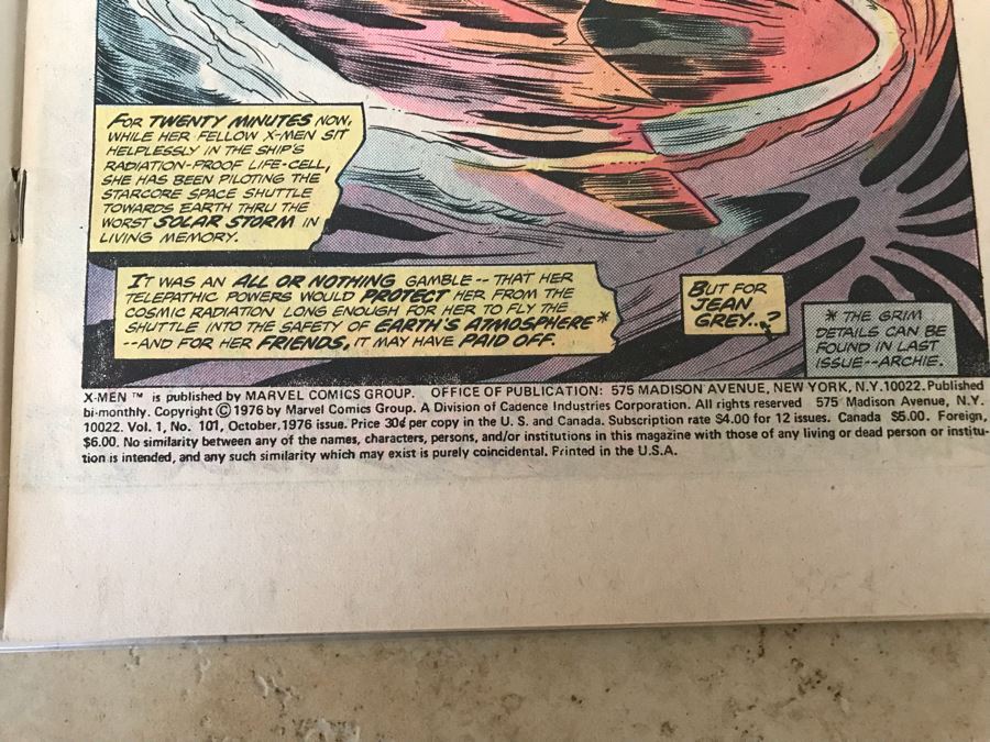 Marvel Comics Uncanny X-Men #101 Comic Book [Photo 6]