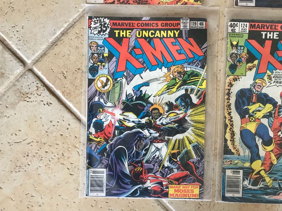Marvel Comics Uncanny X-Men #113, #114, #119 And #124 Comic Books [Photo 4]