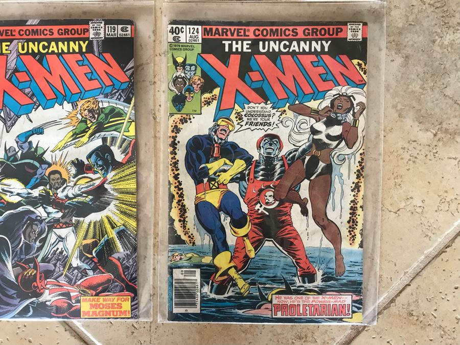 Marvel Comics Uncanny X-Men #113, #114, #119 And #124 Comic Books [Photo 5]