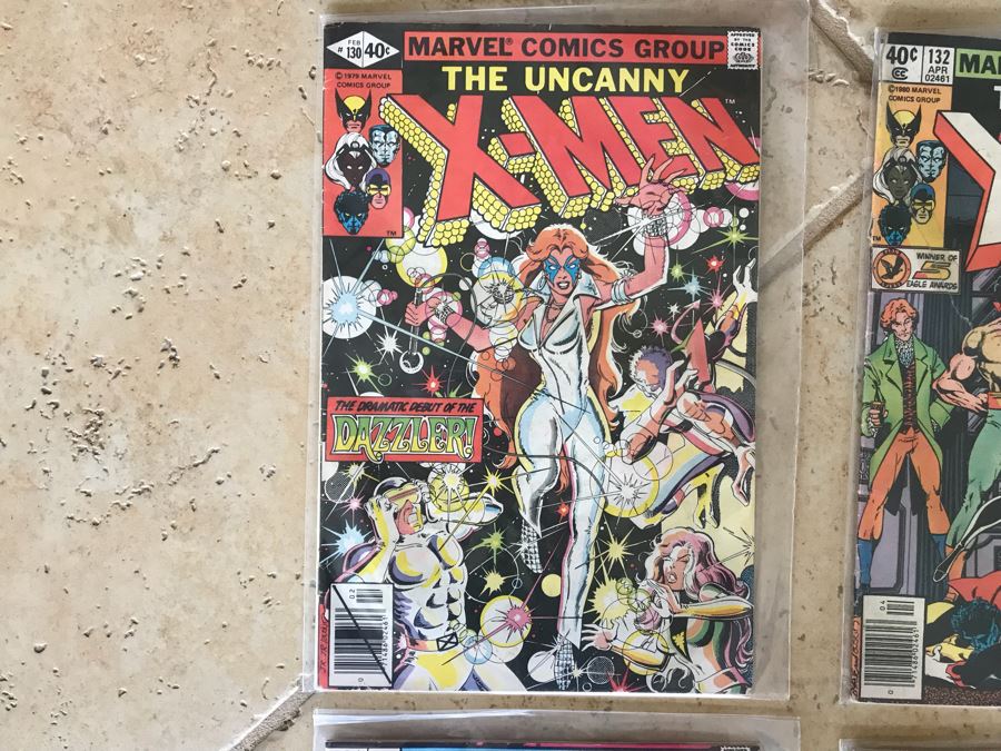 Marvel Comics Uncanny X-Men #130, #132, #136 And #137 Comic Books