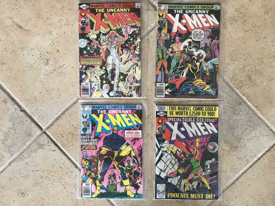Marvel Comics Uncanny X-Men #130, #132, #136 And #137 Comic Books [Photo 1]