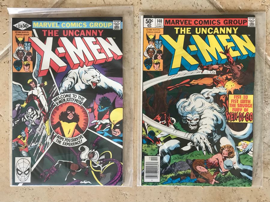 Marvel Comics Uncanny X-Men #139 And #140 Comic Books [Photo 1]