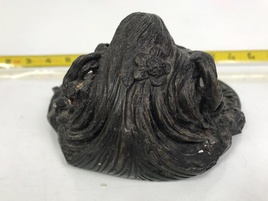 Bronze Art Nouveau Style Dish Signed RL [Photo 8]