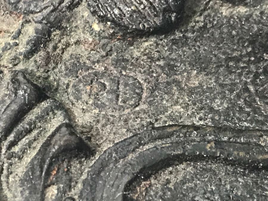 Bronze Art Nouveau Style Dish Signed RL [Photo 12]