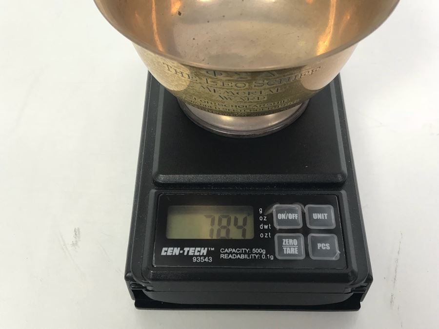 Cartier Sterling Silver Paul Revere Reproduction Trophy Cup (78.4g SS) And Monogramed Sterling Silver Fork (29g) (107.4g SS TW) [Photo 9]