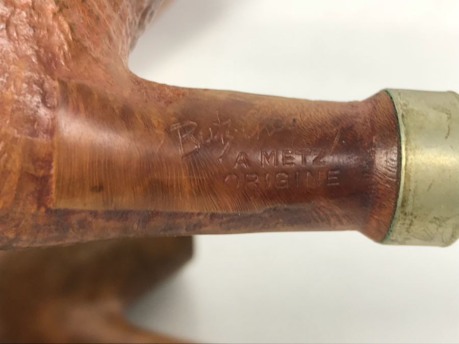 (6) Vintage Wooden Smoking Pipes With Wooden Display Stand Some Pipes Hand Made In Denmark [Photo 21]