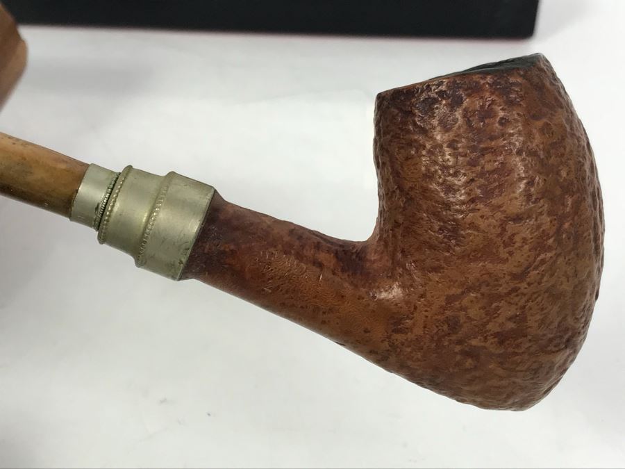 (6) Vintage Wooden Smoking Pipes With Wooden Display Stand Some Pipes Hand Made In Denmark [Photo 20]