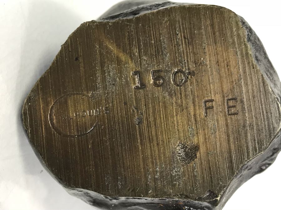 Philip Goodwin Limited Edition Bronze Sitting Bear Sculpture Calhoun's And Vintage Brass Letter Wax Seal [Photo 9]