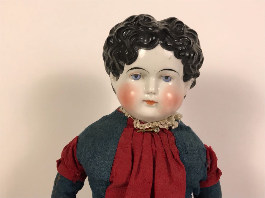 Vintage 22' Porcelain Head Doll [Photo 2]