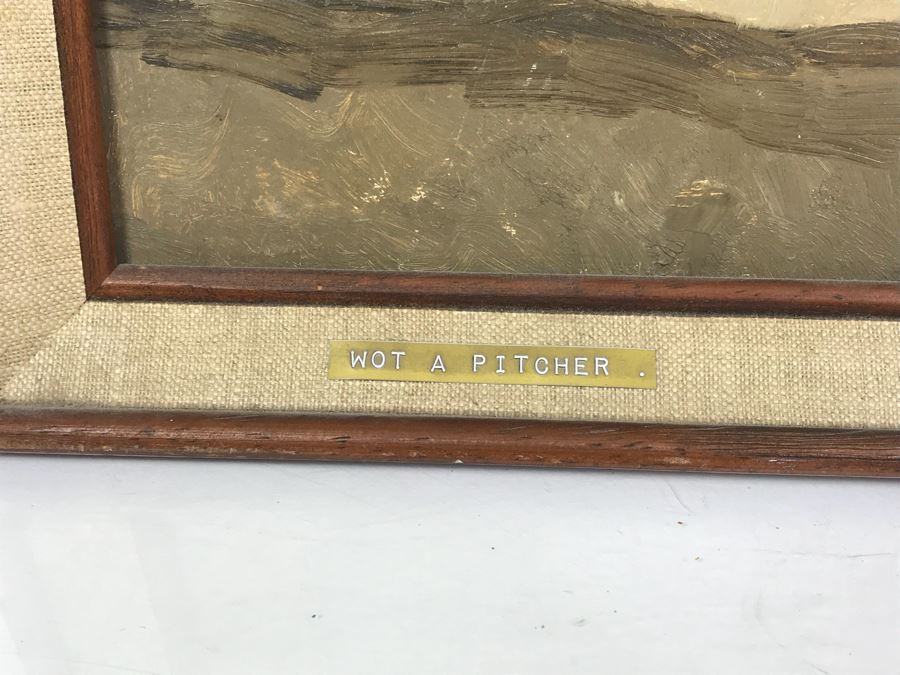 Original Still Life Oil Painting Of Pitcher And Eggs 18' X 22' [Photo 7]