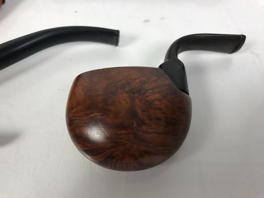 Collection Of Vintage Wooden Smoking Pipes Italian Pipes Oom Paul [Photo 4]