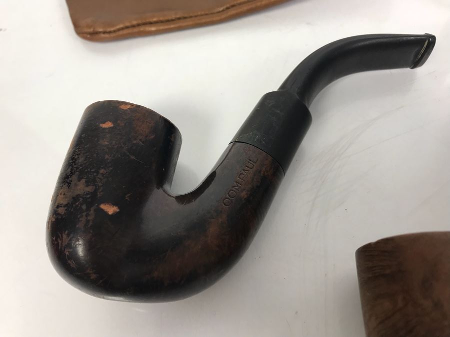 Collection Of Vintage Wooden Smoking Pipes Italian Pipes Oom Paul [Photo 7]