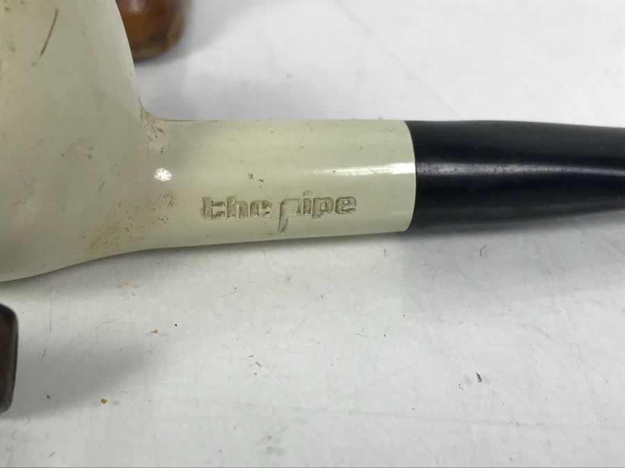 Collection Of Vintage Wooden Smoking Pipes Italian Pipes Oom Paul [Photo 20]