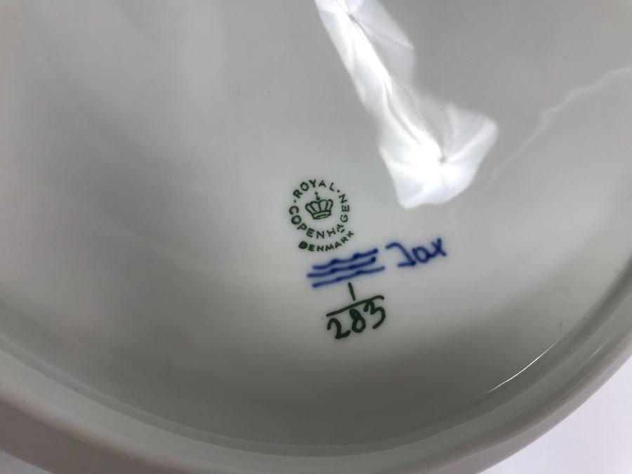 Royal Copenhagen Denmark Blue And White China Serving Platters And Casserole Dish With Lid [Photo 13]