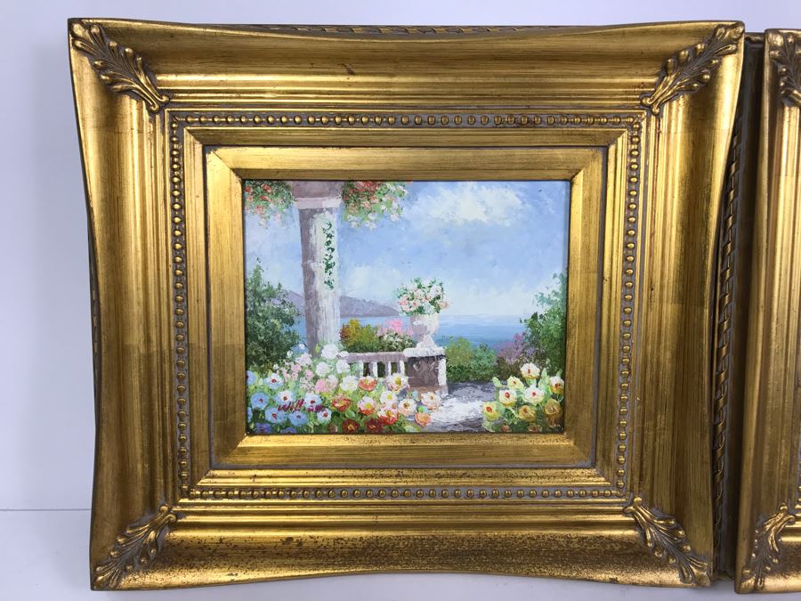 Pair Of Original Landscape Paintings Signed S. William [Photo 2]