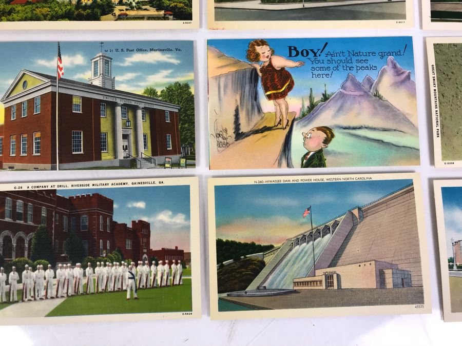 (25) Vintage Asheville Post Card Co Linen Post Cards [Photo 9]