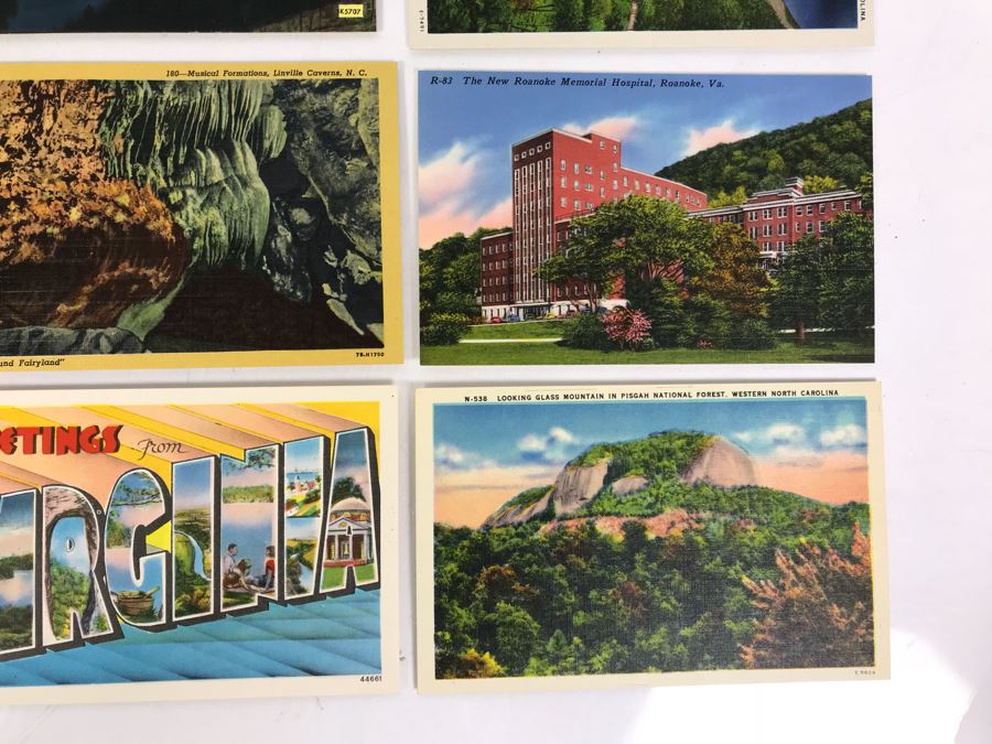 (25) Vintage Asheville Post Card Co Linen Post Cards [Photo 10]