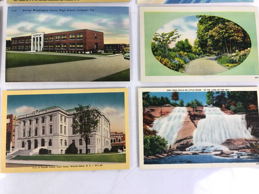 (25) Vintage Asheville Post Card Co Linen Post Cards [Photo 9]