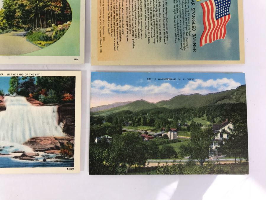 (25) Vintage Asheville Post Card Co Linen Post Cards [Photo 10]