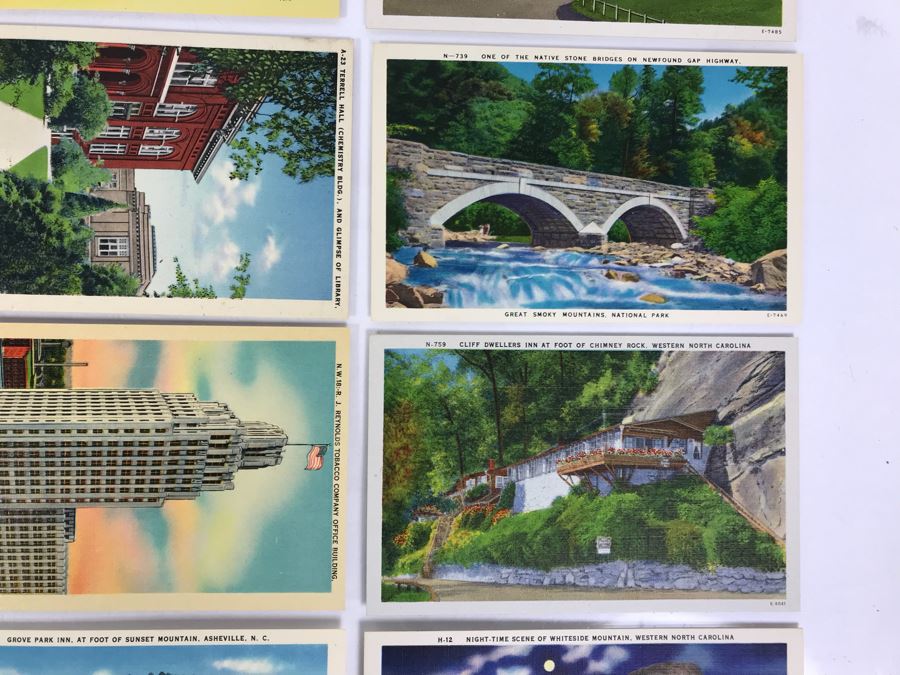 (25) Vintage Asheville Post Card Co Linen Post Cards [Photo 7]