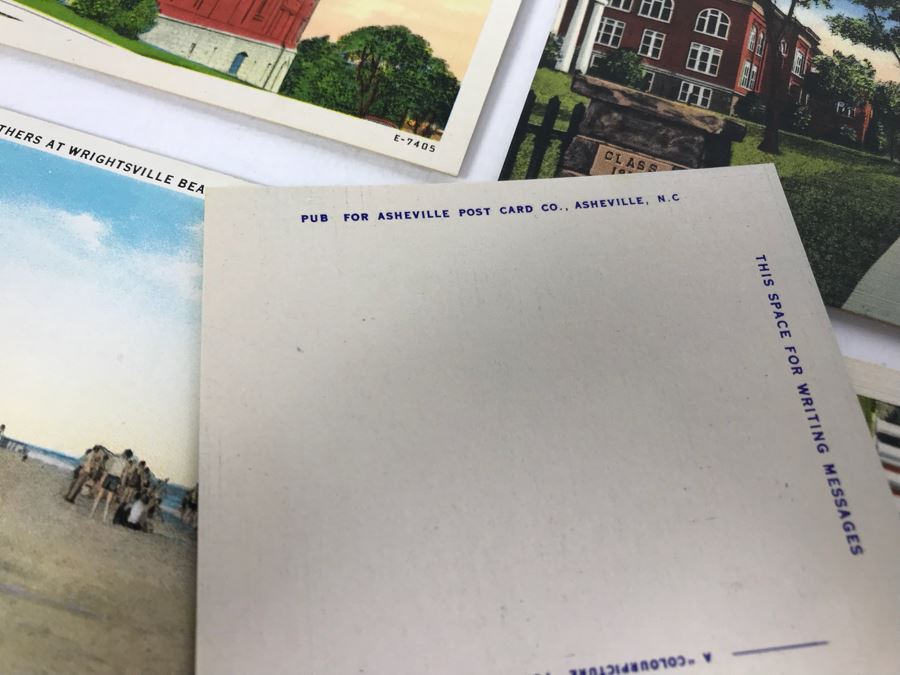 (25) Vintage Asheville Post Card Co Linen Post Cards [Photo 11]